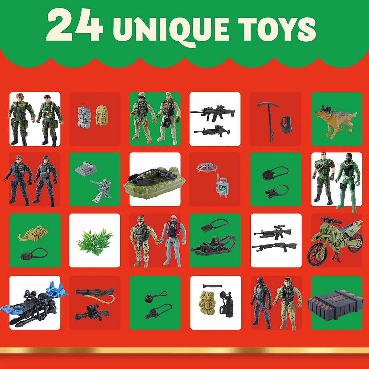 Military Army Men Advent Calendar
