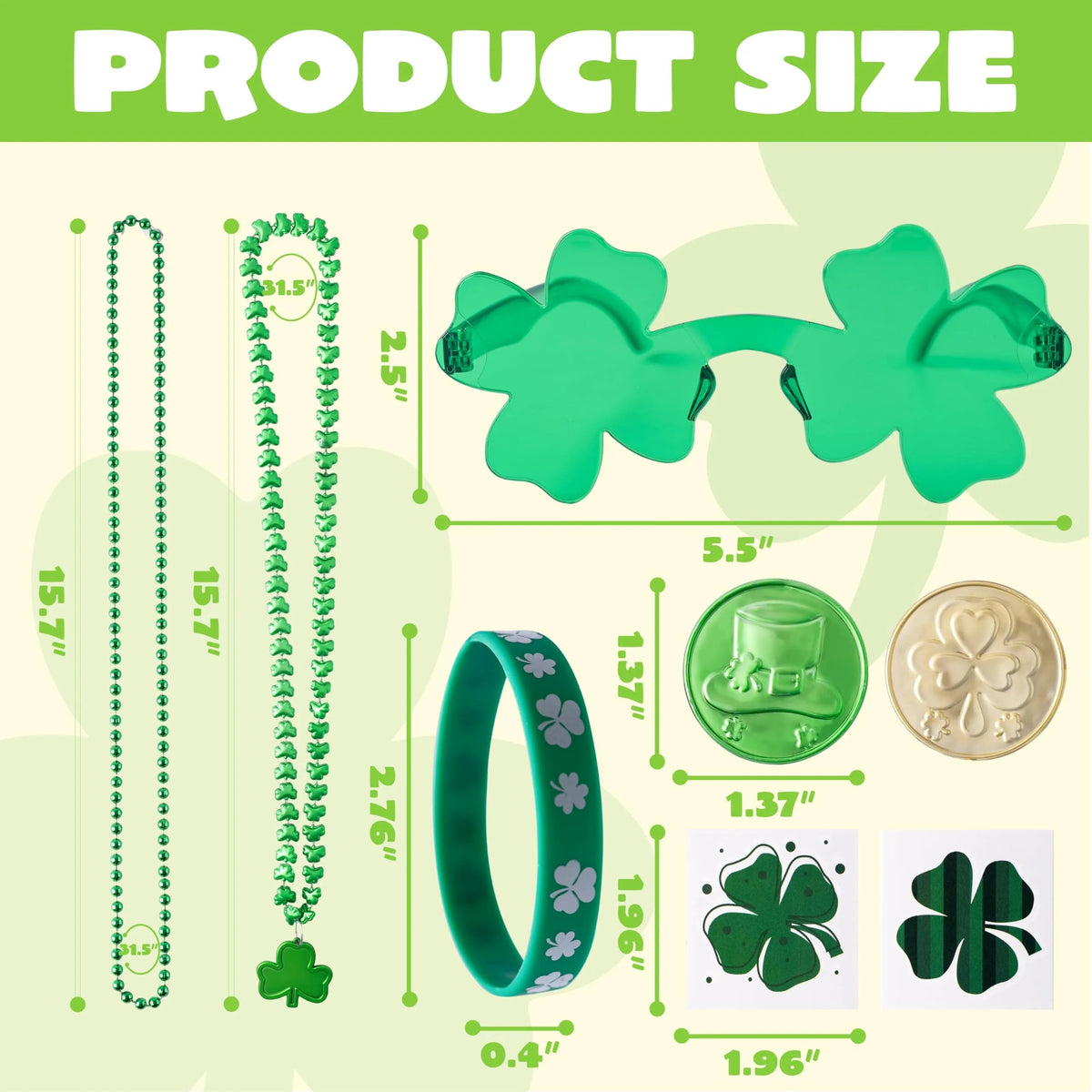 202-Piece St. Patrick's Day Party Favor Set