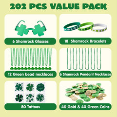 202-Piece St. Patrick's Day Party Favor Set