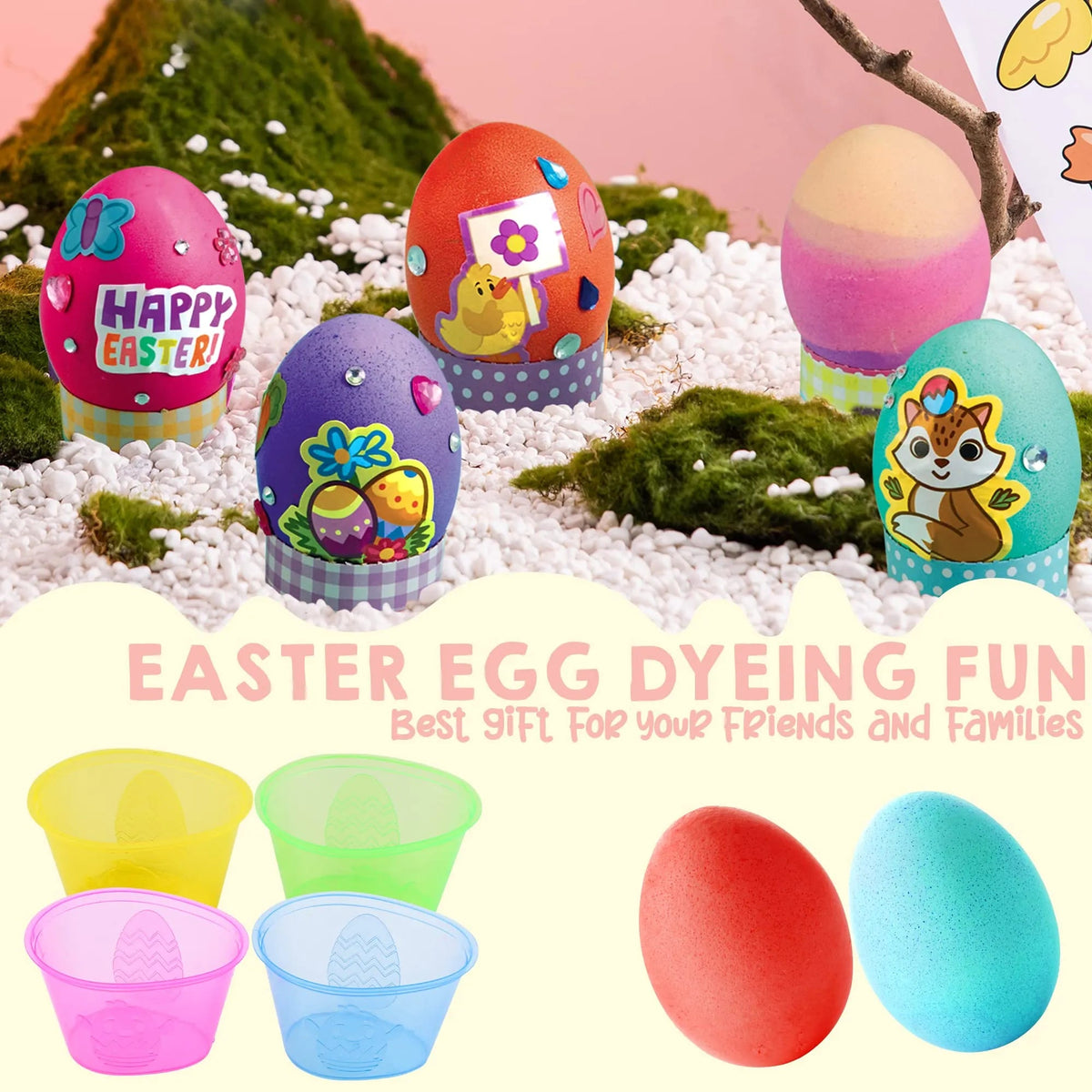 20-Piece DIY Easter Egg Decorating Kit