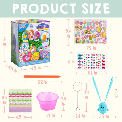 20-Piece DIY Easter Egg Decorating Kit
