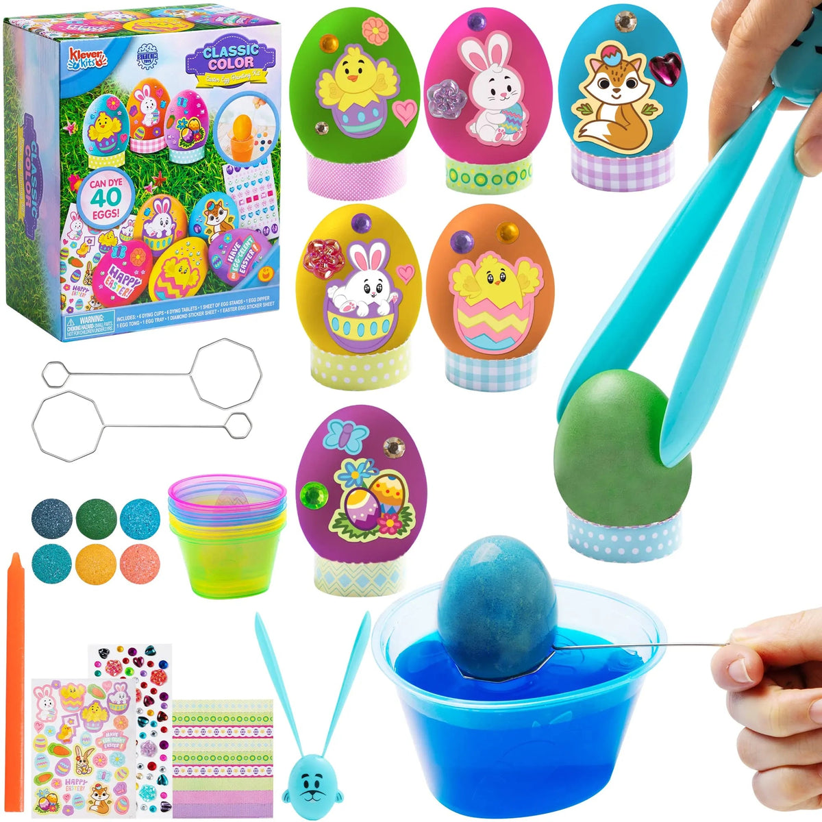 20-Piece DIY Easter Egg Decorating Kit