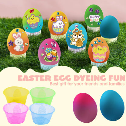20-Piece DIY Easter Egg Decorating Kit for Kids' Parties and Craft Activities