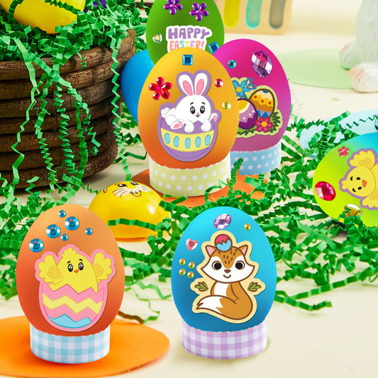 20-Piece DIY Easter Egg Decorating Kit for Kids' Parties and Craft Activities