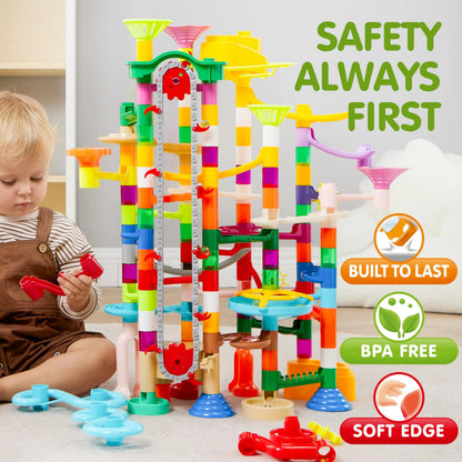 236-Piece STEM Building Blocks Set with Motorized Elevator