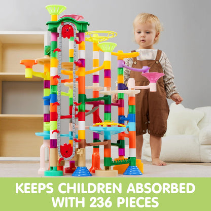 236-Piece STEM Building Blocks Set with Motorized Elevator