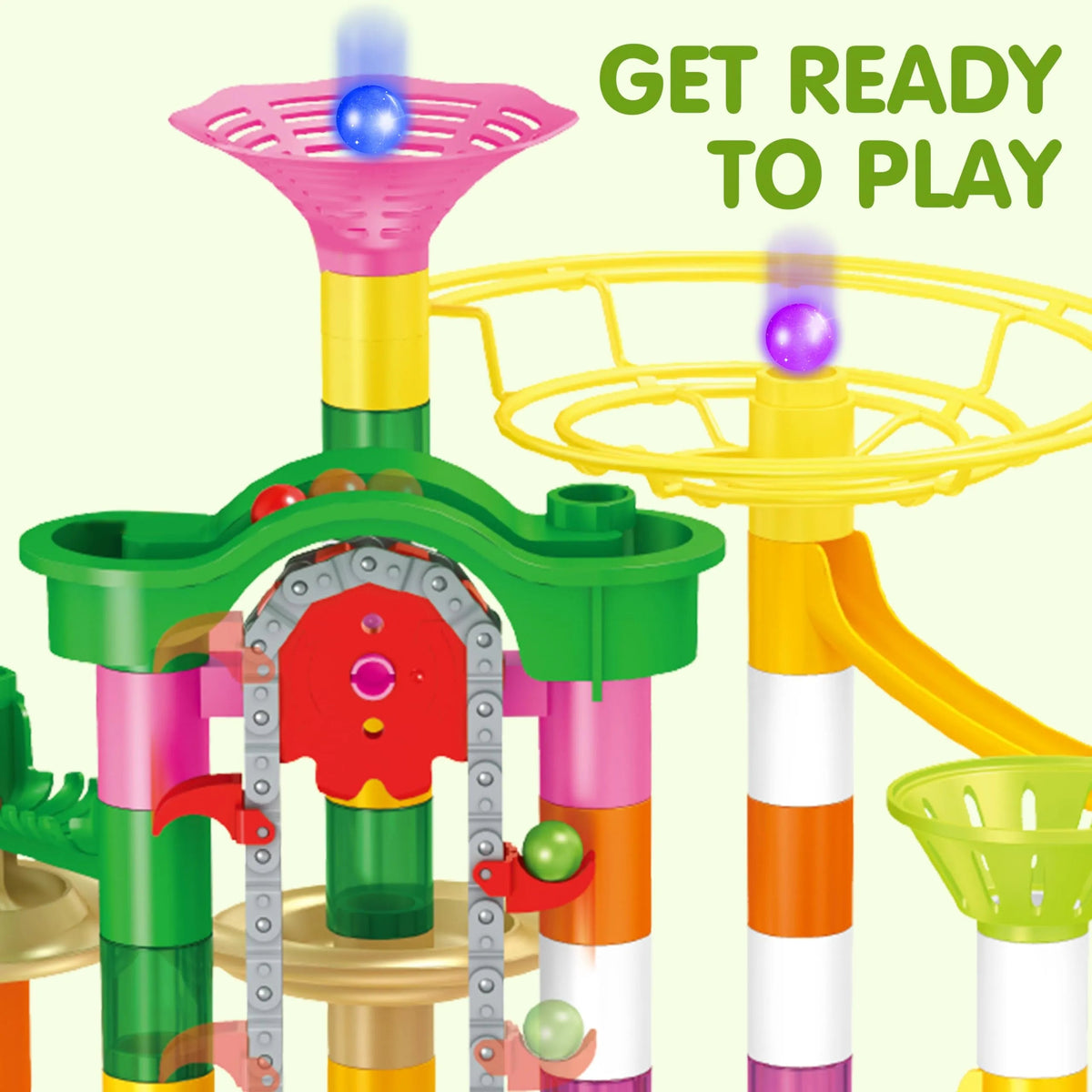 236-Piece STEM Building Blocks Set with Motorized Elevator