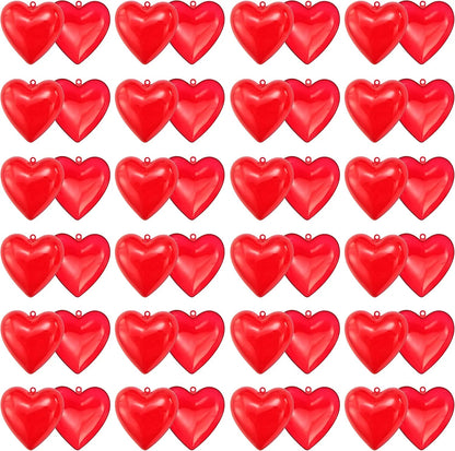 24 Prefilled Hearts with Valentine's Day Cards for Kids Classroom Exchange Gifts