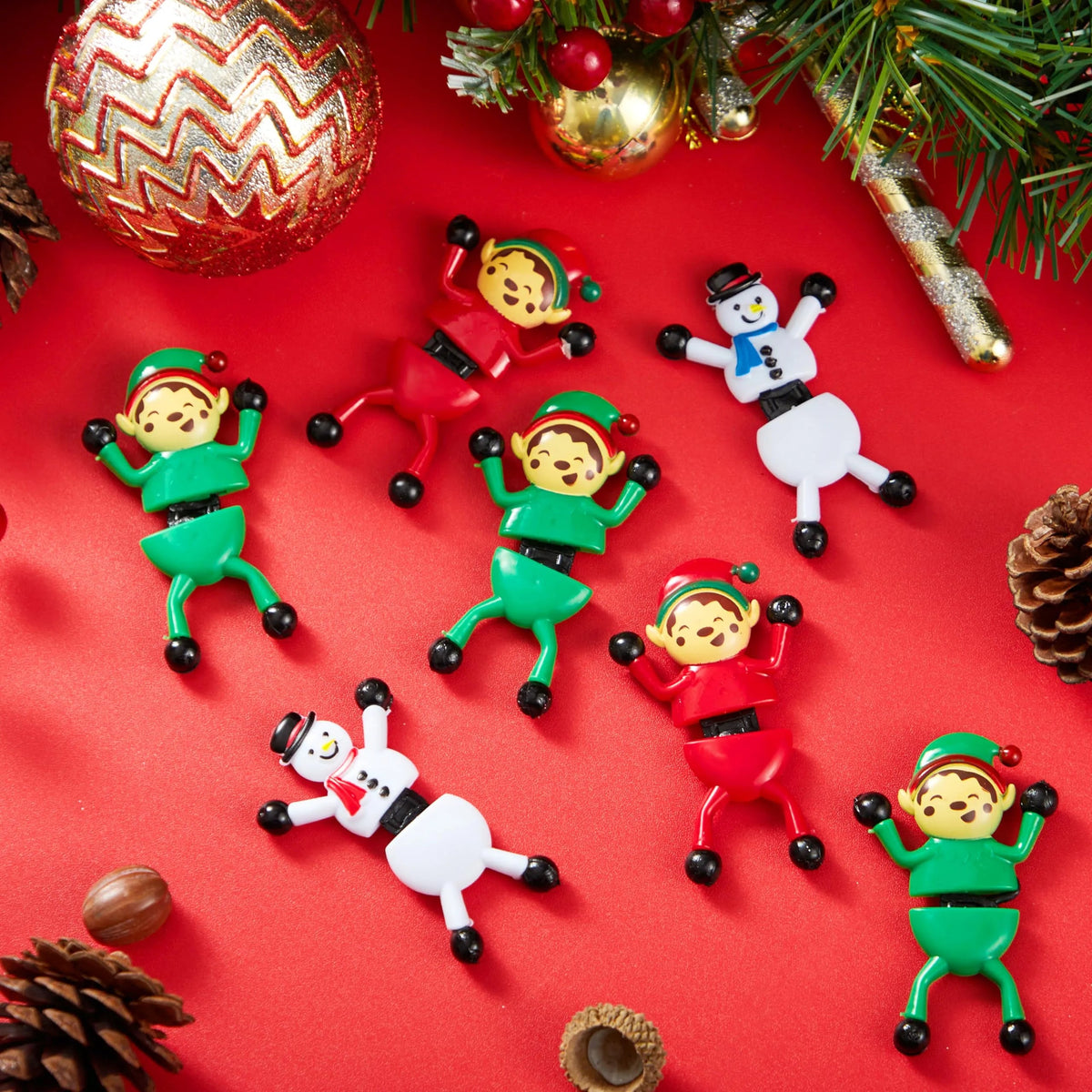 24 Pack Christmas Climbing Man Stretchy Toys