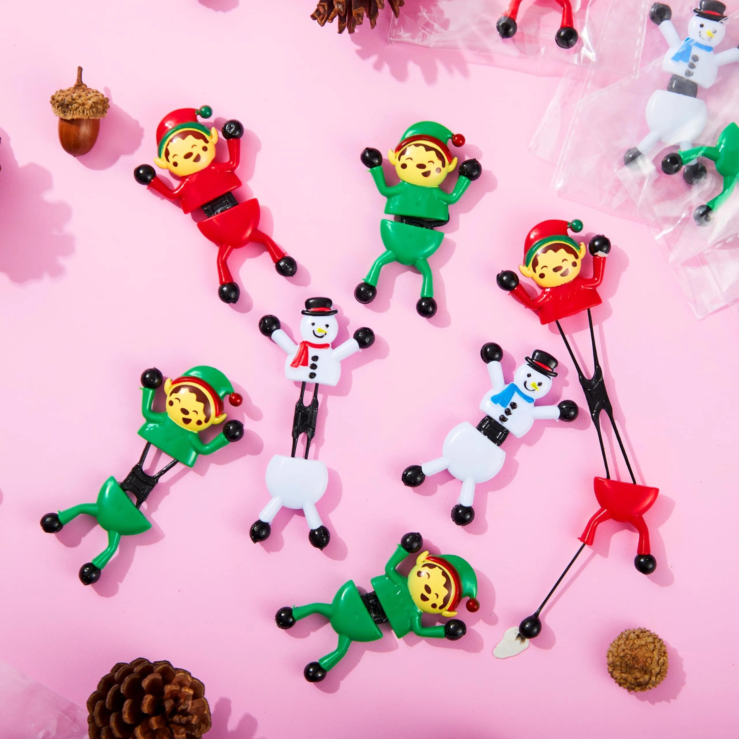 24 Pack Christmas Climbing Man Stretchy Toys