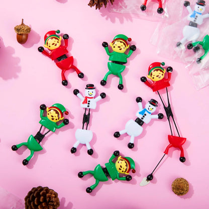 24 Pack Christmas Climbing Man Stretchy Toys