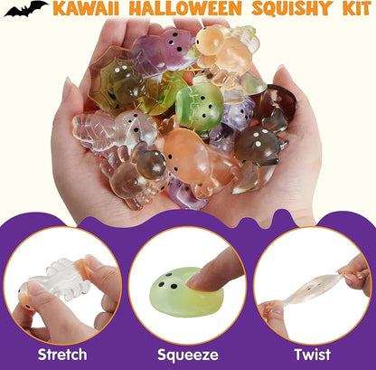 24 Pack Halloween Squishy Toys