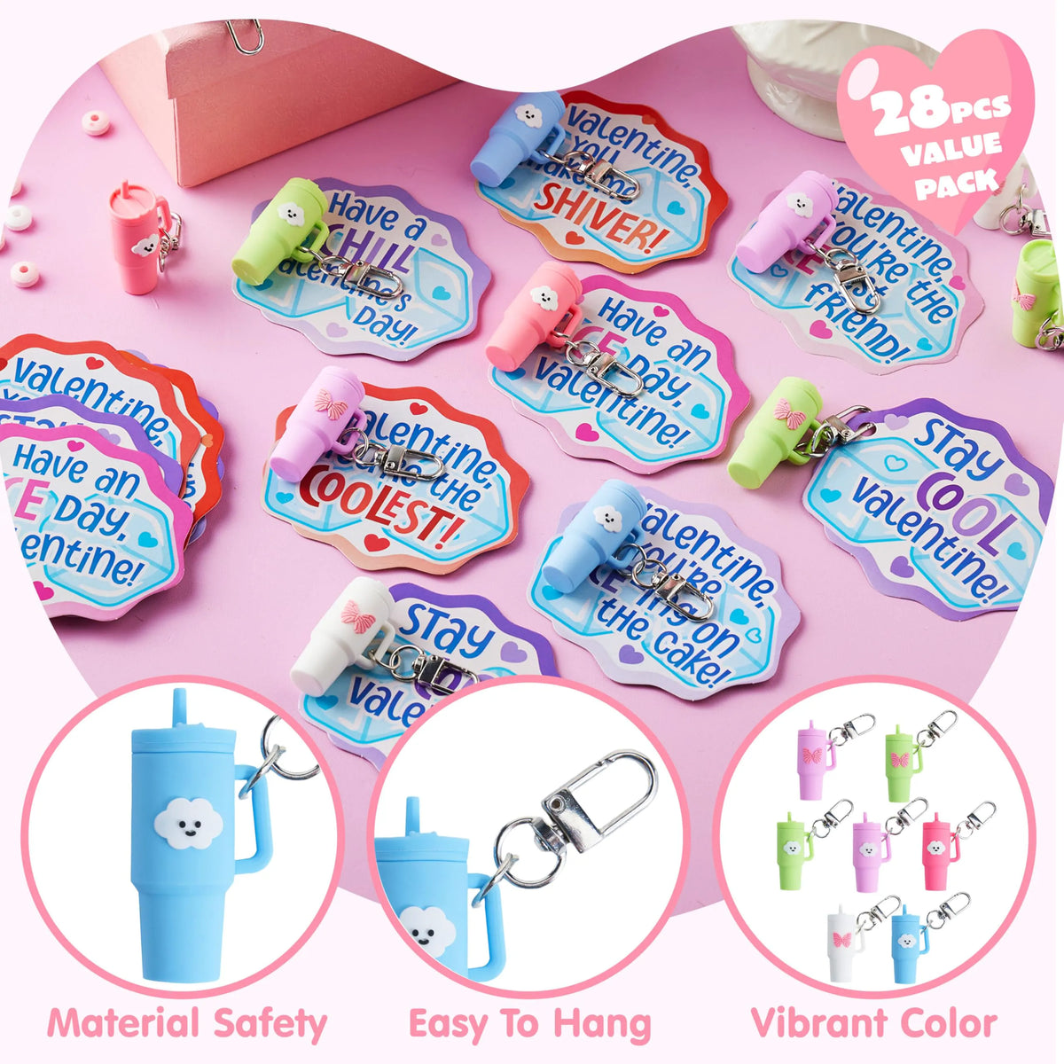 24-Pack Valentine's Day Candy Bracelets
