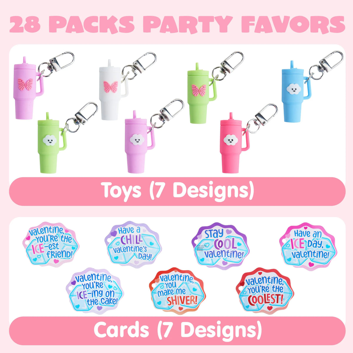 24-Pack Valentine's Day Candy Bracelets