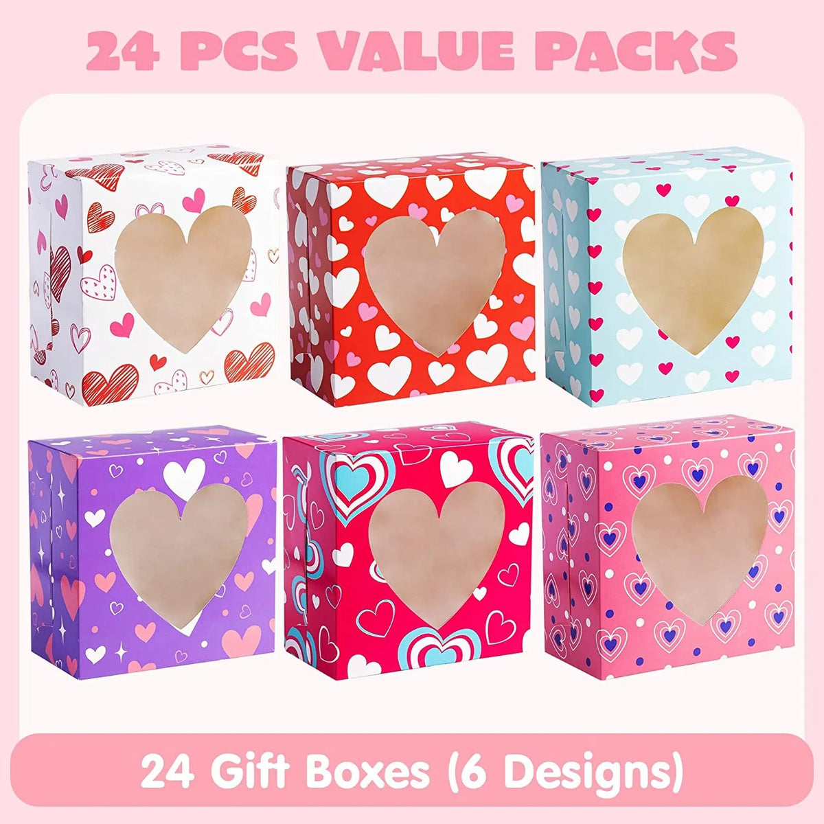 24-Piece Valentine's Day Cookie Gift Box