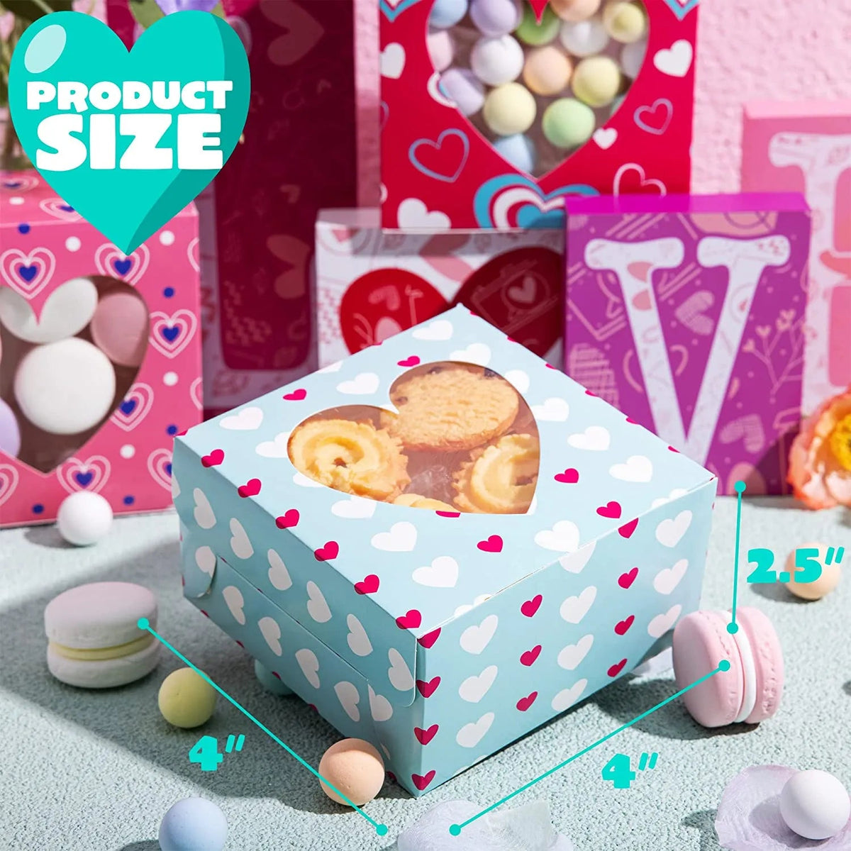24-Piece Valentine's Day Cookie Gift Box