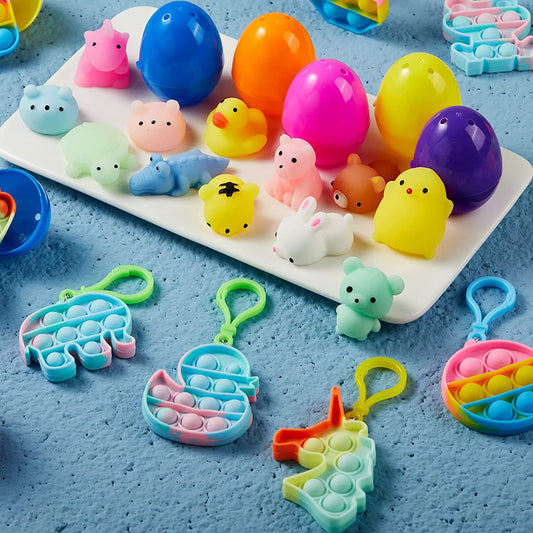 24-Pack Assorted Prefilled Easter Eggs (2.36 Inches)