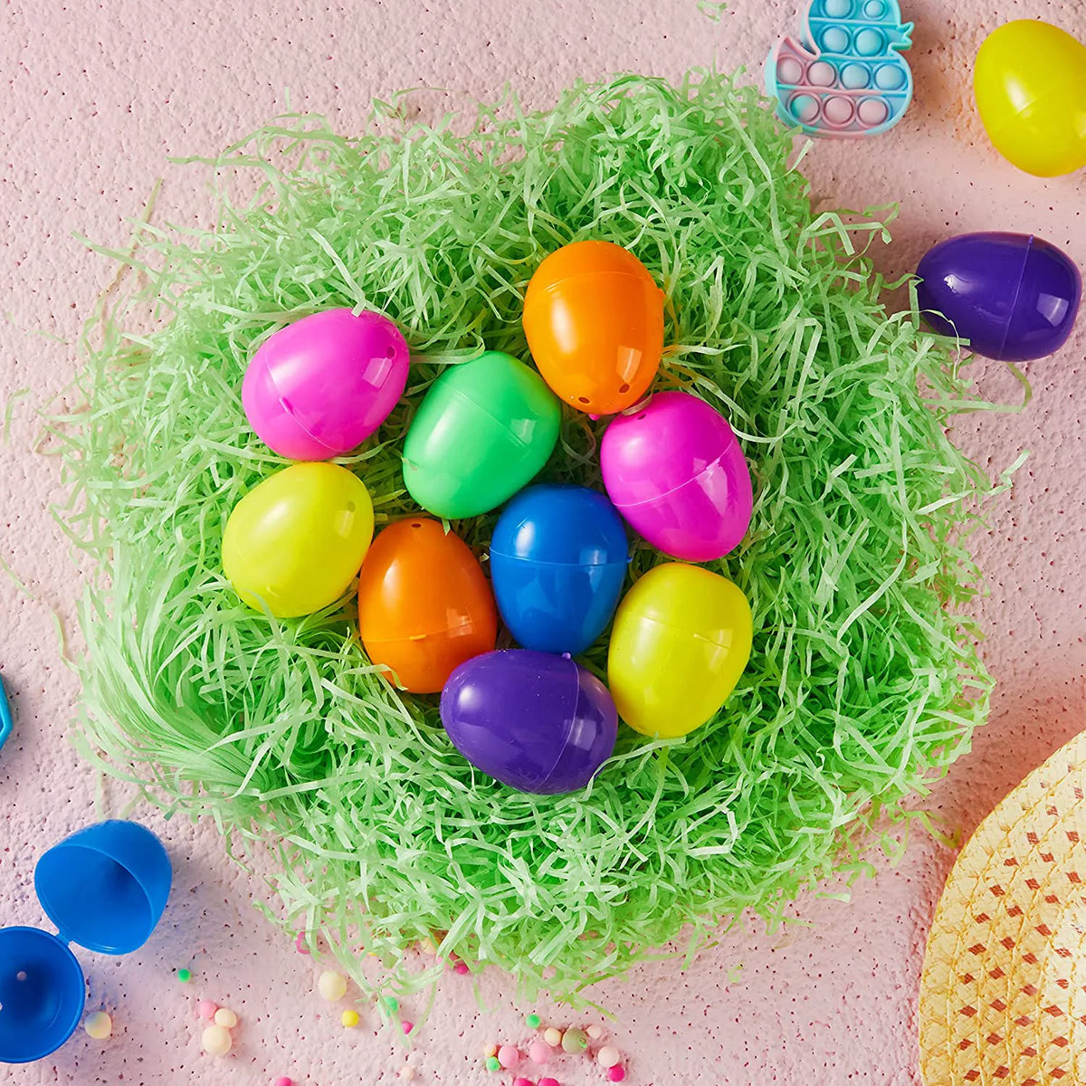 24-Pack Assorted Prefilled Easter Eggs (2.36 Inches)