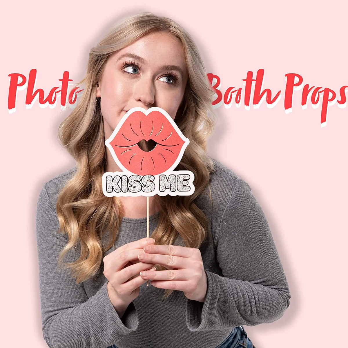 24-Piece Bachelorette Photo Booth Props Set