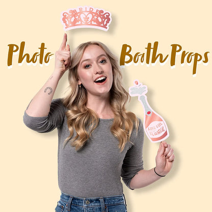 24-Piece Bachelorette Photo Booth Props Set