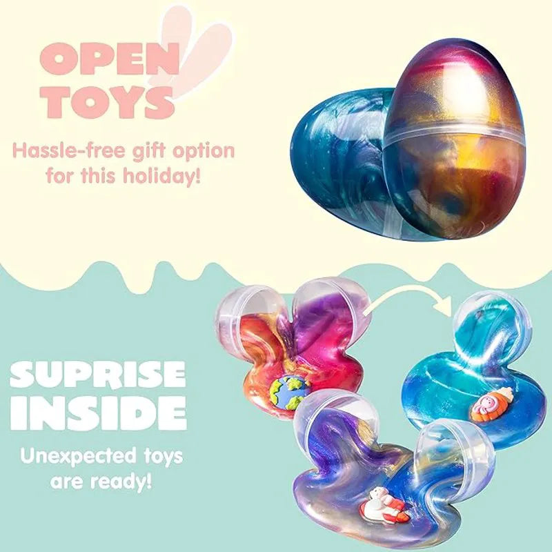 24 Galaxy Slime Eggs for Kids Party Favors
