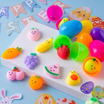24 Prefilled Fruit Mochi Eggs for Easter Egg Hunt