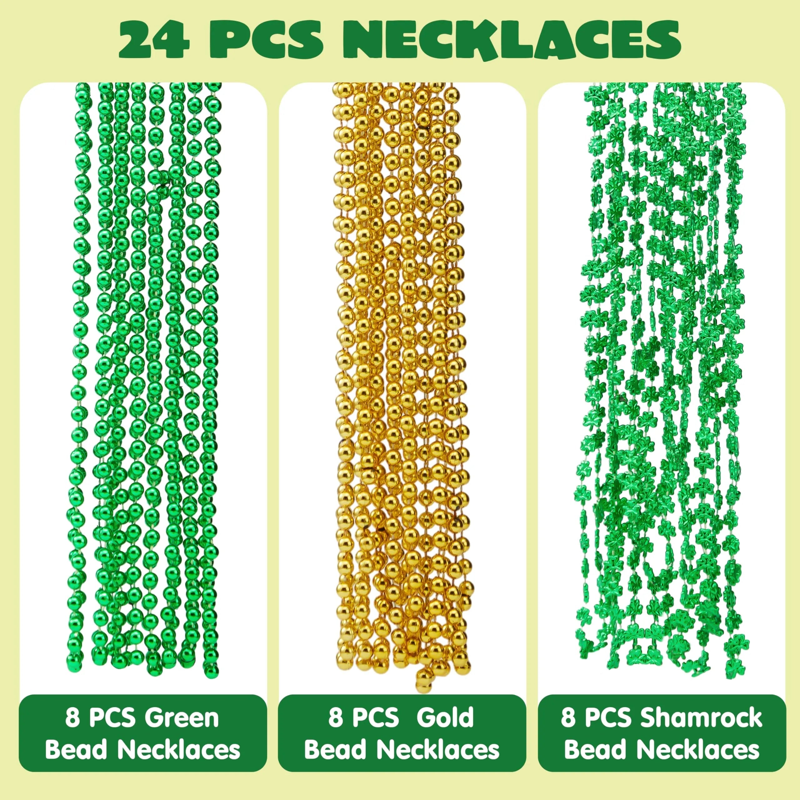 24-Pack St. Patrick's Day Necklaces
