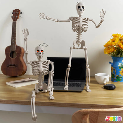 24-Inch Halloween Skeleton Full Body Plastic Bones