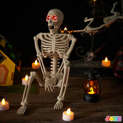 24-Inch Halloween Skeleton Full Body Plastic Bones