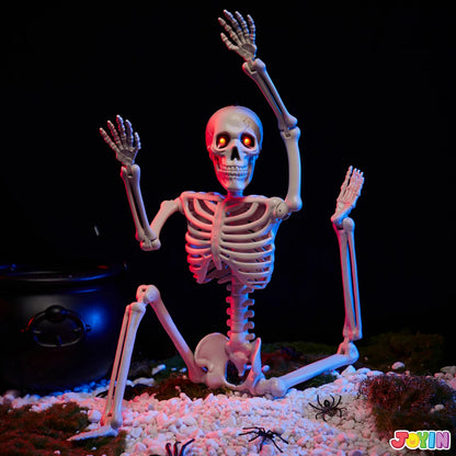24-Inch Halloween Skeleton Full Body Plastic Bones