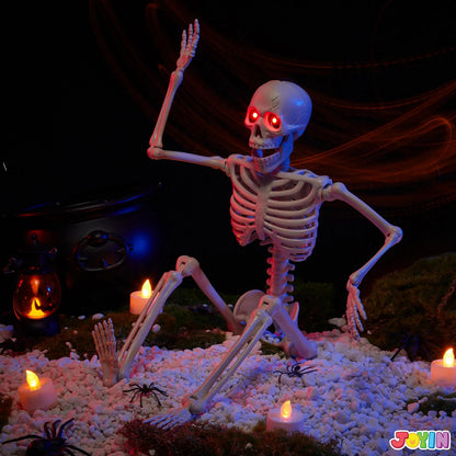 24-Inch Halloween Skeleton Full Body Plastic Bones