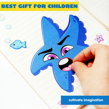 24 Make-a-Face Sticker Sheets