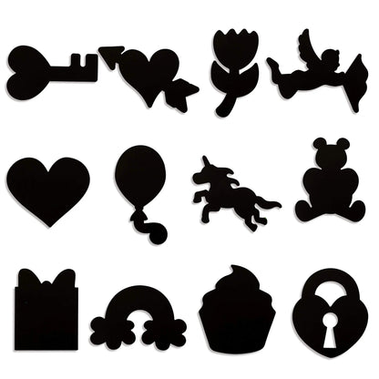 28 Sets of Valentine's Day Scratch Paper for Kids
