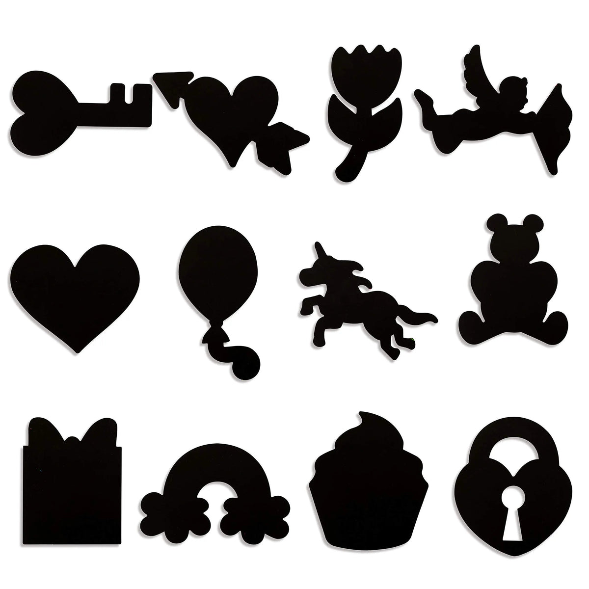28 Sets of Valentine's Day Scratch Paper for Kids