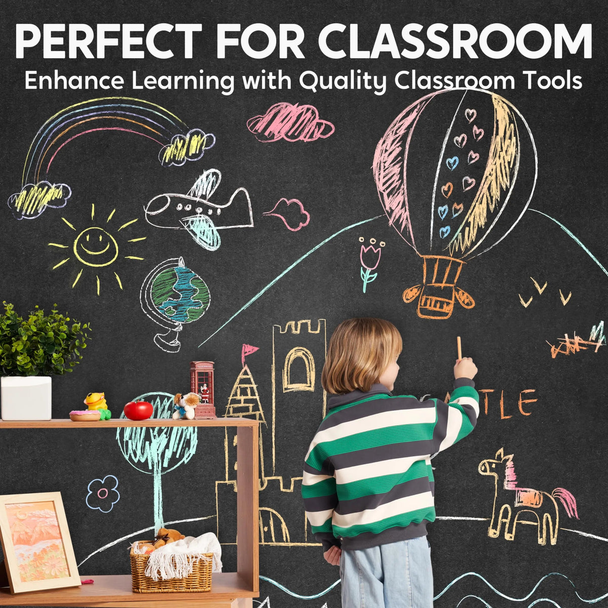 288 Count Mini Chalk Set for Kids, Non-Toxic, 24 Boxes, Ages 3+