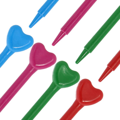 28-Piece Kids Valentine's Day Cards with Heart-Shaped Crayons - Classroom Exchange Gifts