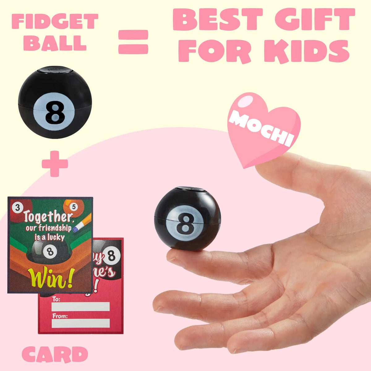 28Pcs Kids Valentine's Cards with Mini Sport Balls - Classroom Exchange Gifts