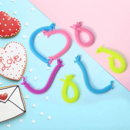 28 Stretchy Strings with Valentine's Day Cards for Kids Classroom Exchange Gifts