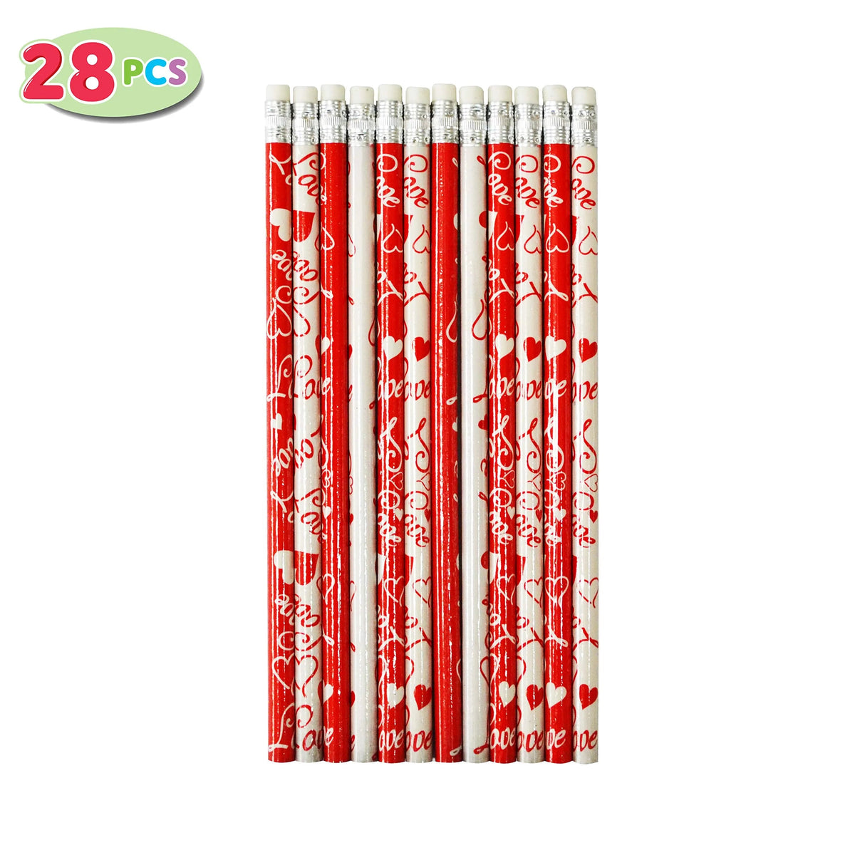 28-Piece Valentine's Day Stationery Set with Drawstring Treat Bags