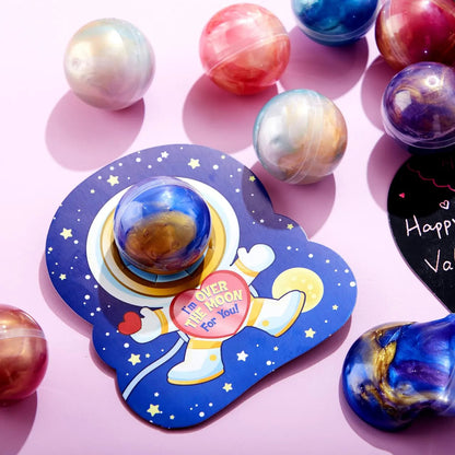 30 Cosmic Realm Valentine Slime Kits with Kids' Cards