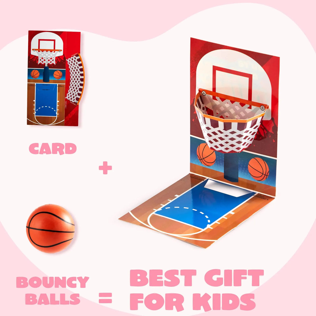 28-Pack Sports Balls with Valentine's Day Cards for Kids