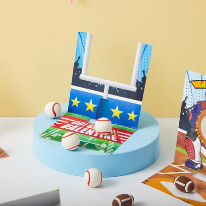 28 Sports Erasers with Valentine's Cards for Classroom Exchange