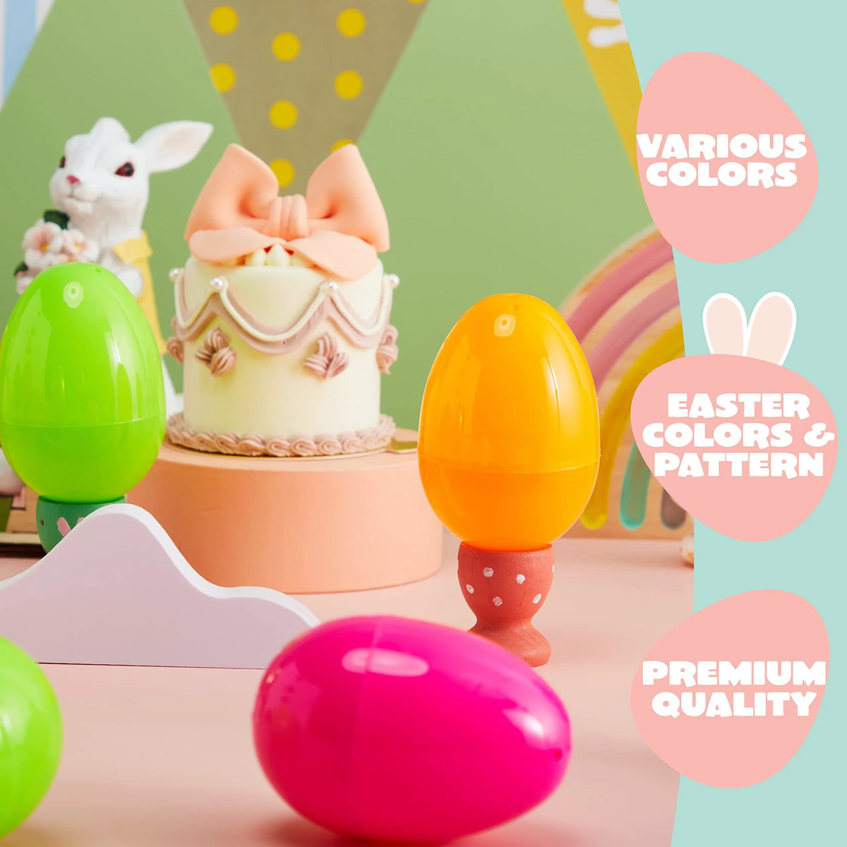 200 Large Empty Fillable Eggshells for Easter Egg Hunt