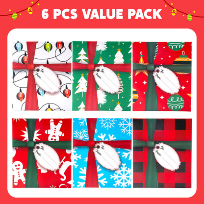 6 Christmas Card Holders in Gift Boxes