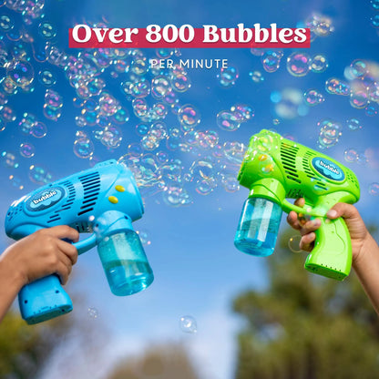 3 Bubble Gun Blasters (Blue, Green, Orange)