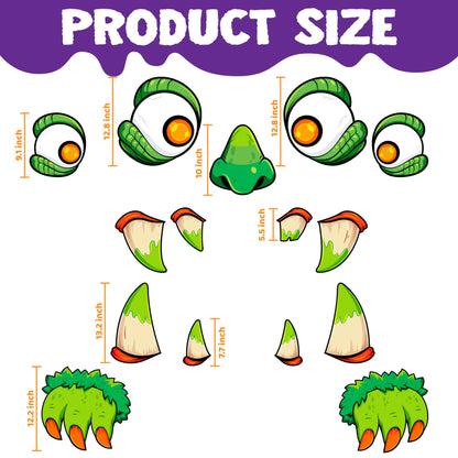 Trunk or Treat 3D Monster Car Decoration Kit
