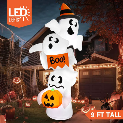 9ft Halloween Inflatable Ghost Outdoor Decoration