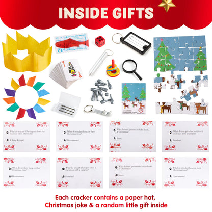 10in Christmas Party Favor - Red & Green (No Snap)