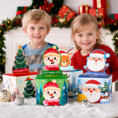 4-Pack Christmas Cash Gift Pull Boxes