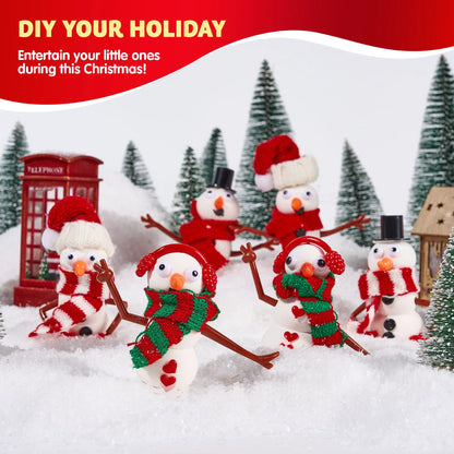 3 Pack DIY Build a Snowman Christmas Craft Kit